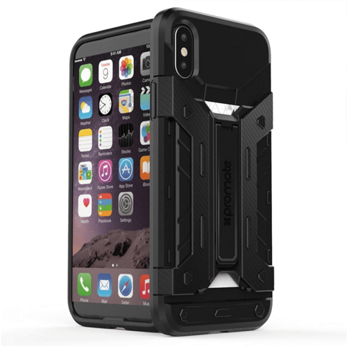 

حافظة جوال بقاعدة وحامل بطاقات من بروميت - ايفون اكس